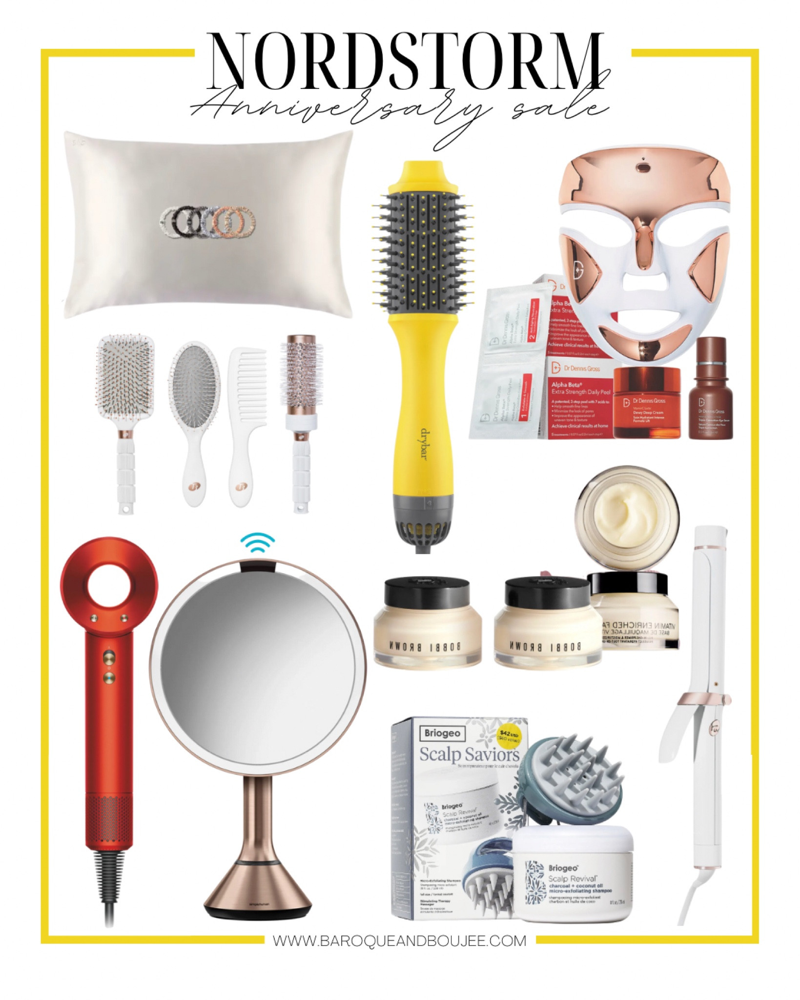Nordstrom Anniversary Sale , nsale , Nsale beauty, nsale finds, drybar , Dyson, Dr. Dennis, Silk Pillowcase , Dryer Brush , Bobbi Brown face and eye prep, Briogio Scalp Revival 

#LTKbeauty #LTKxNSale #LTKunder100