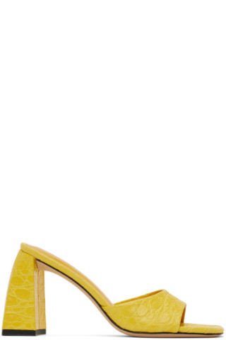Yellow Michele Mules | SSENSE
