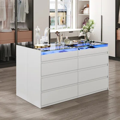 Closet Island With 16 Drawers | Wayfair North America