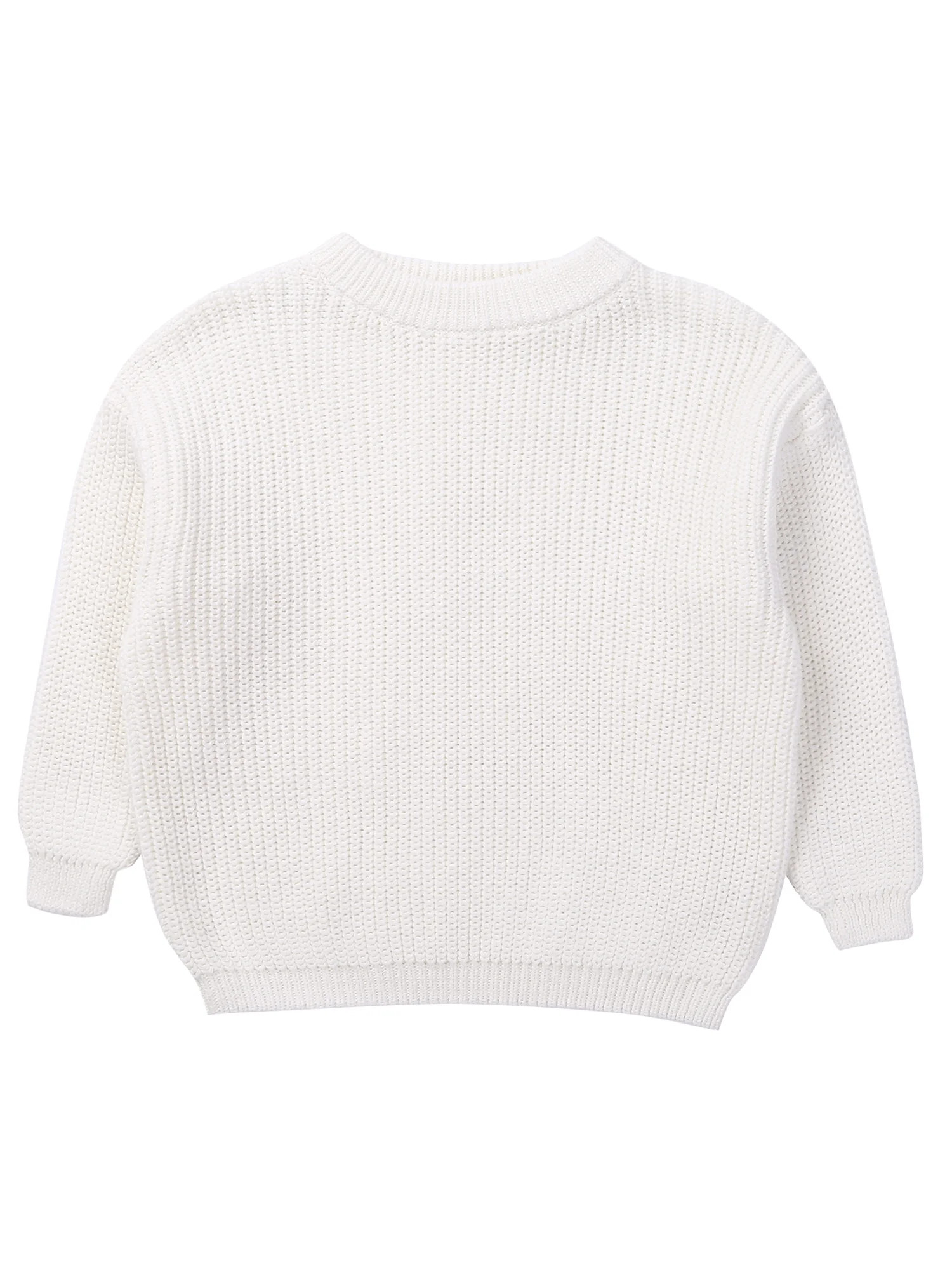 Dewadbow Toddler Baby Girl Knitted Sweaters Pullover Outfits Clothing | Walmart (US)