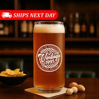 Vintage 1995 Birthday Beer Can Glass-30Th Gift For Men & Women-Cheers To 30 Years-Birthday Him-30 Years Old Gifts-1995 | Etsy (US)