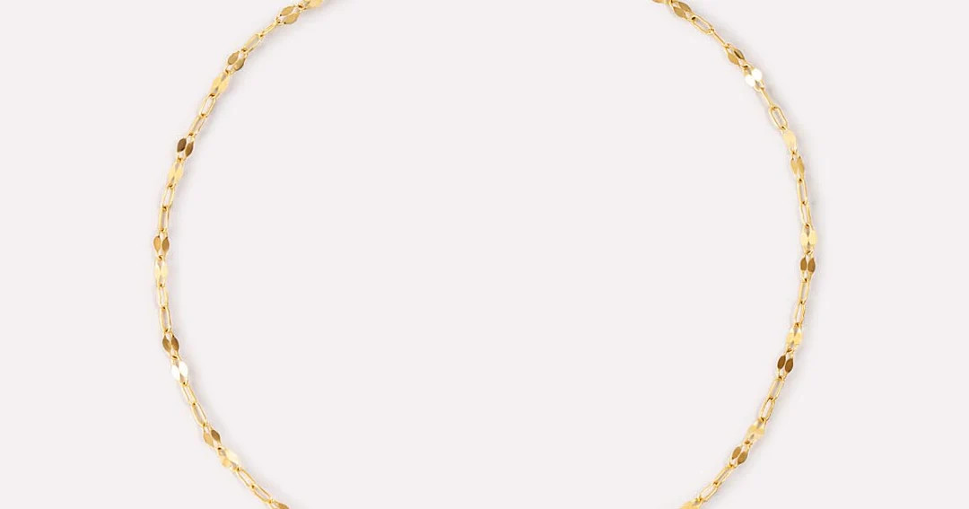 Solid Yellow Gold - Sparkle Link Chain Bracelet | Ana Luisa Jewelry | Ana Luisa