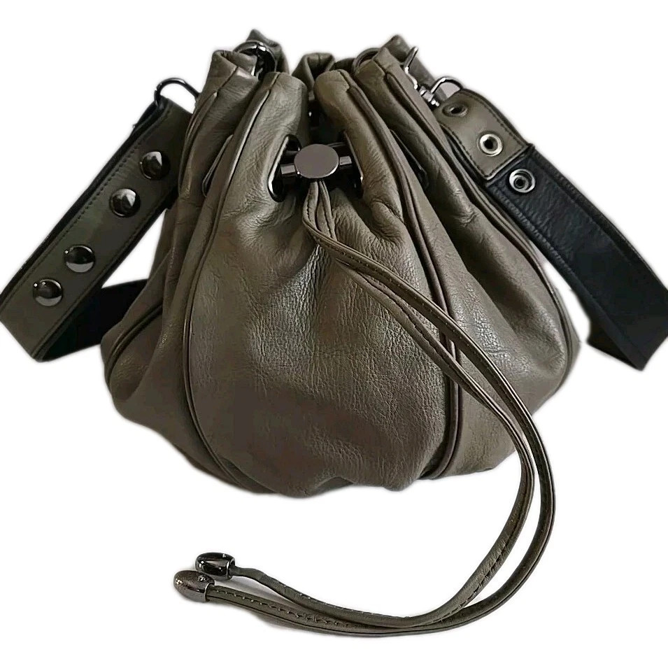 MIMCO SASH COCOON LEATHER BAG SAGE GREEN $349 | eBay AU