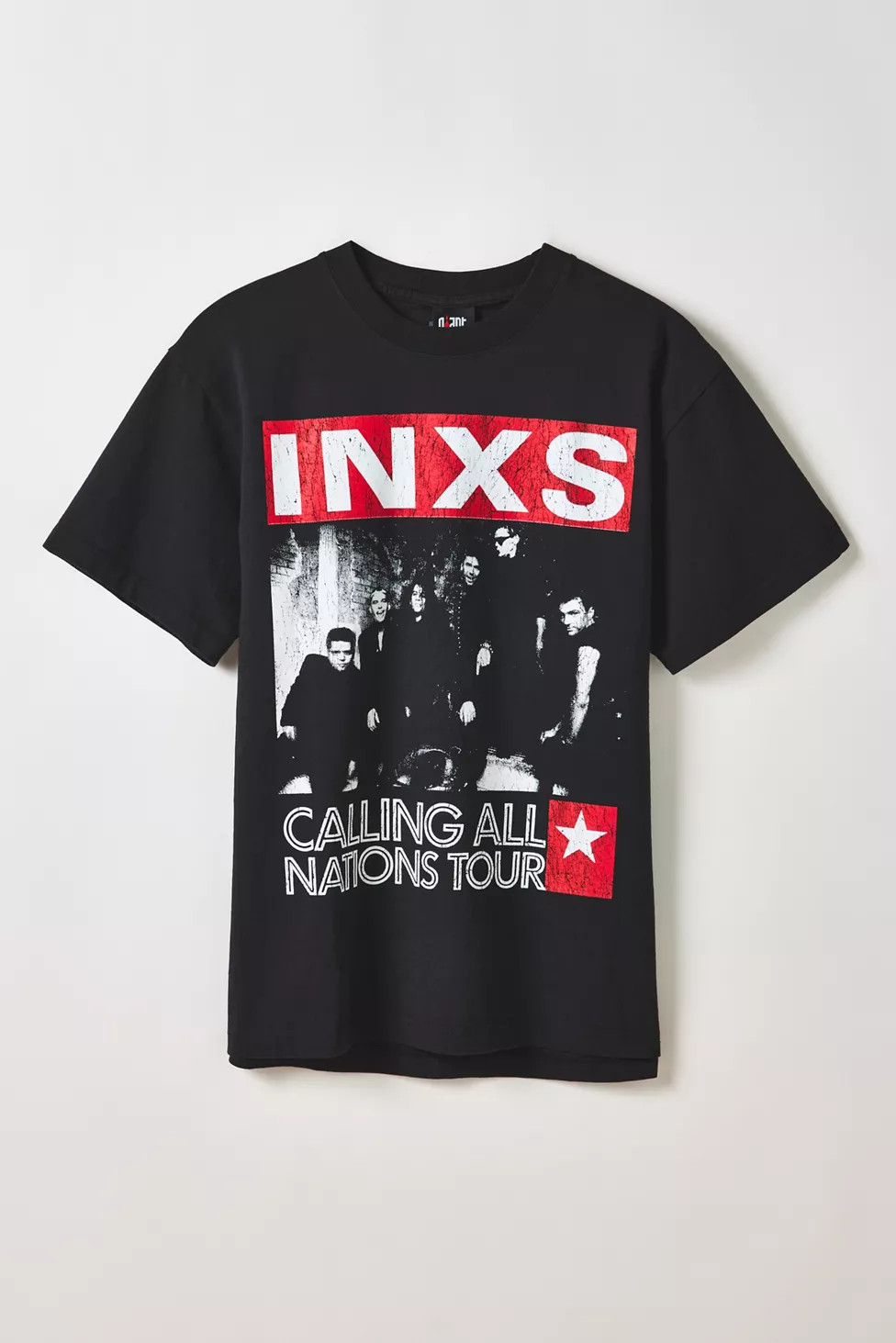 INXS Tour Vintage Graphic Heavyweight Cotton Tee | Urban Outfitters (US and RoW)
