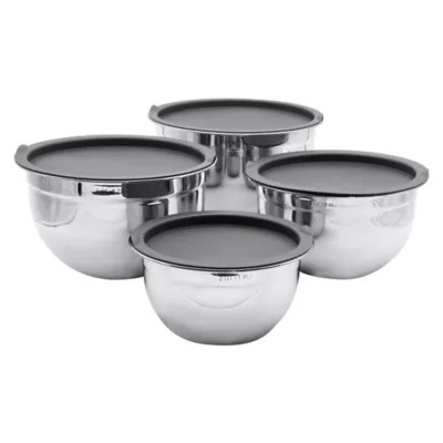 Artisanal Kitchen Supply® 4-piece Stainless Steel Mixing Bowl set | Bed Bath & Beyond | Bed Bath & Beyond