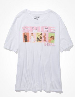 AE Oversized Spice Girls Graphic Tee | American Eagle Outfitters (US & CA)