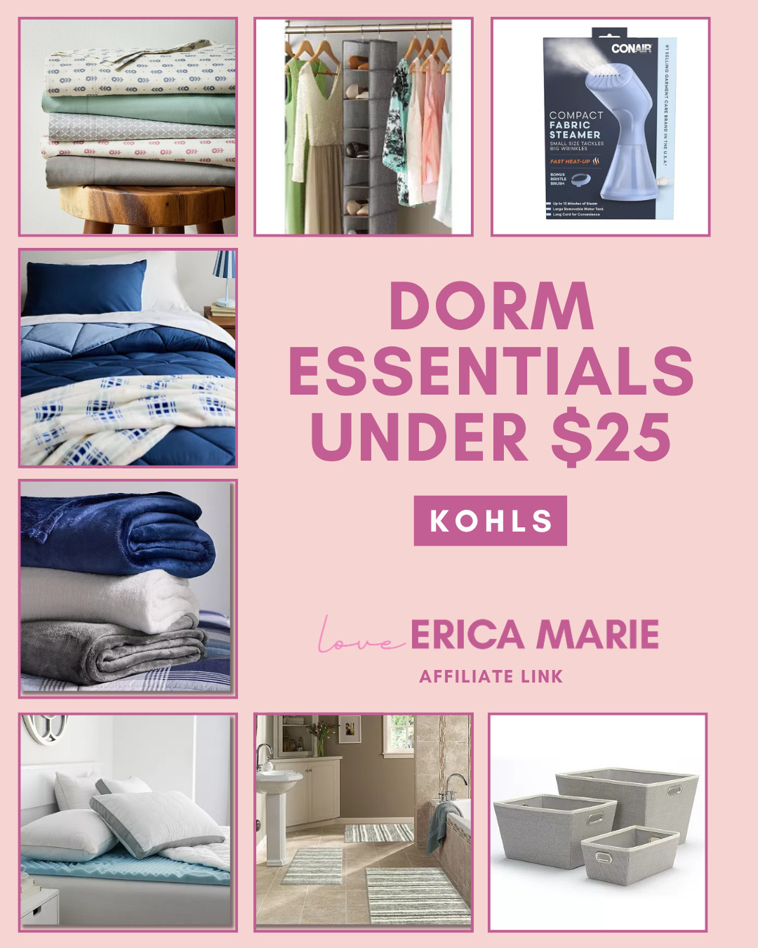 Shop dorm essentials under $25 and save on affordable college must-haves. Find pillows, storage organizers, bedding, room décor, desk accessories, and everyday essentials to create a cozy, organized, and functional dorm room. Get everything you need for back-to-school while these deals last. 

 #LTKdayinmylife #LTKHome #LTKSaleAlert