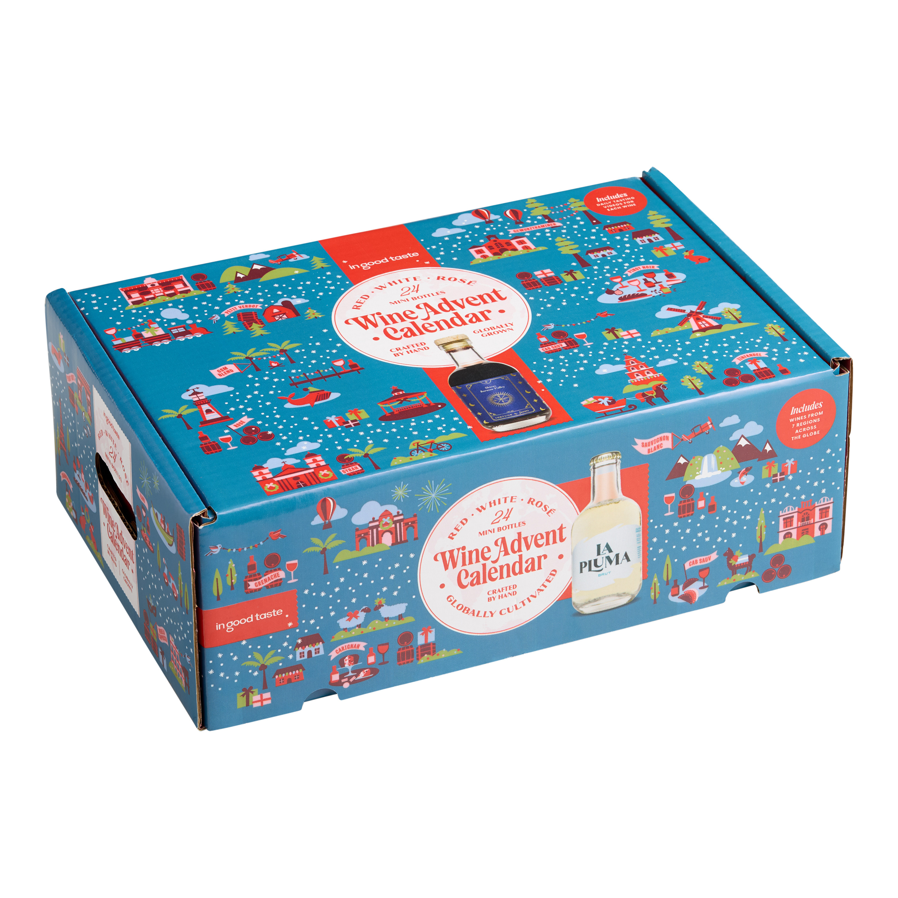 In Good Taste Wine Advent Calendar 24 Pack | World Market