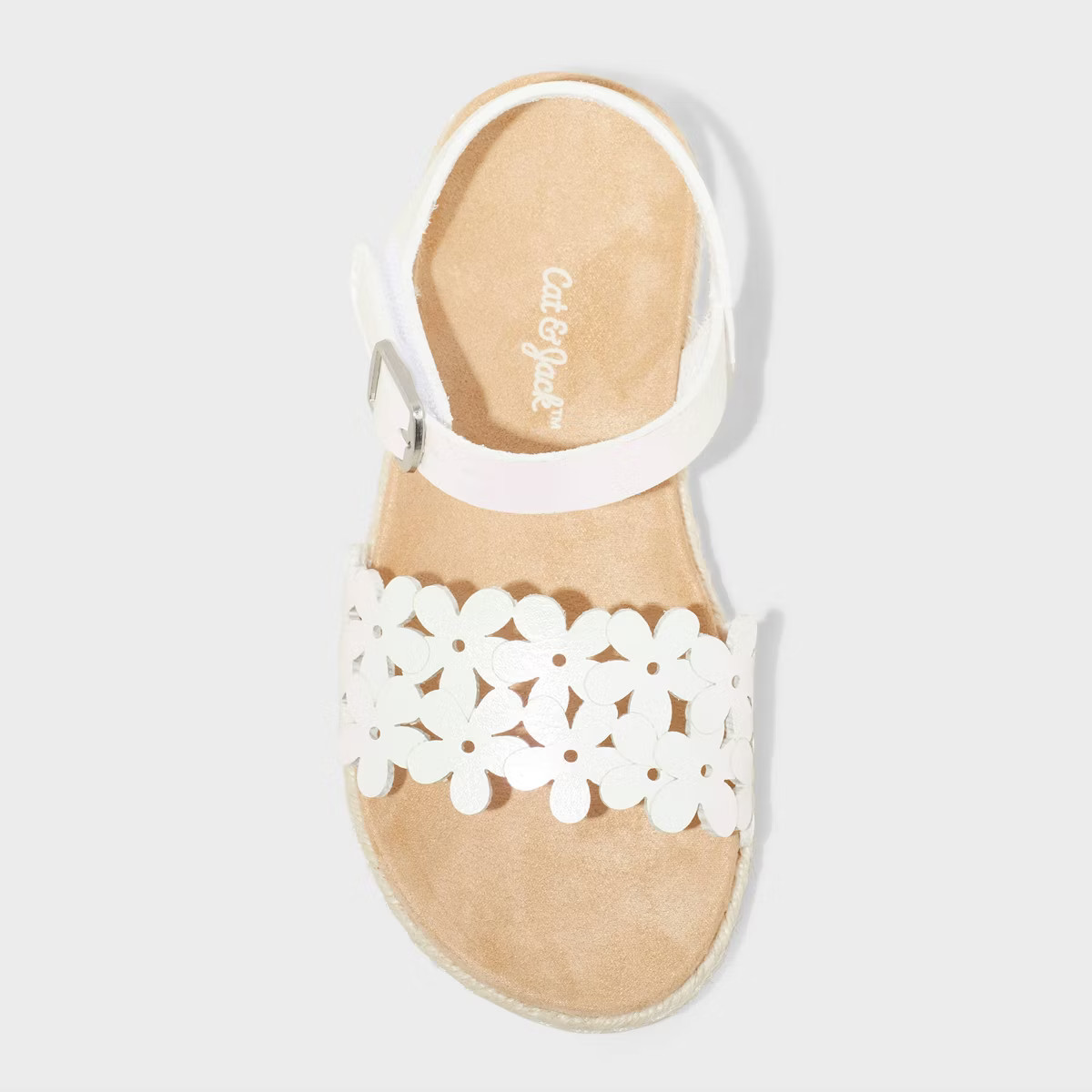 Toddler Maisie Cut-Out Floral Footbed Sandals - Cat & Jack™ | Target