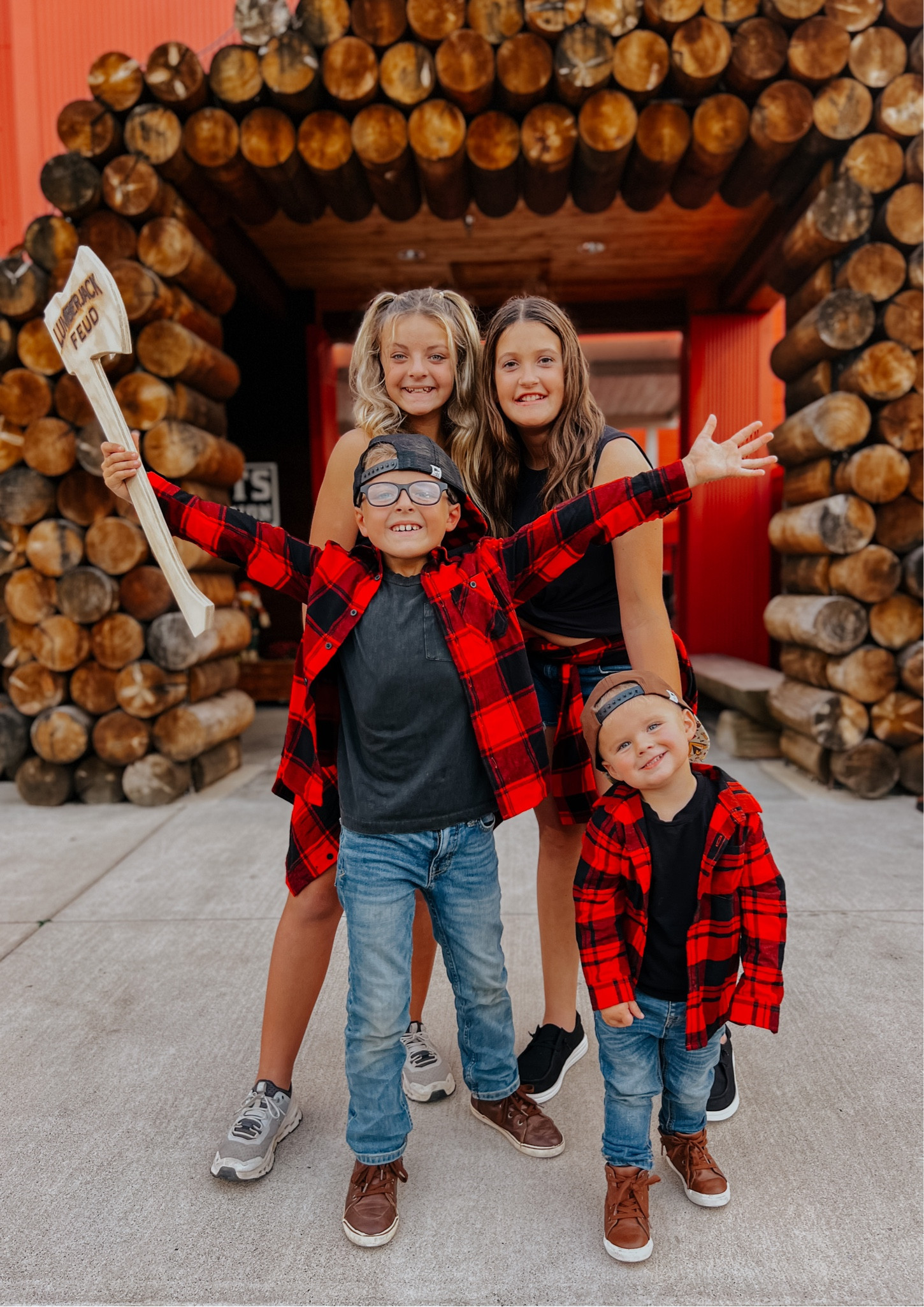• Lumberjack flannel is perfect all of fall for boys or girls !! • 