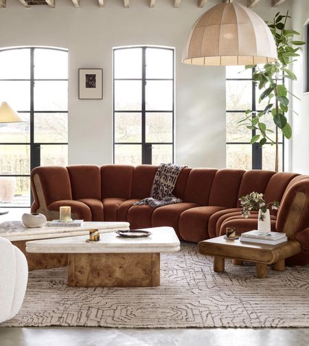 This rich velvet channeled sectional is the perfect piece to float in the middle of the room. The Modular design makes it easy to arrange around the space, now 20% off at the checkout, 

#LTKsalealert #LTKHoliday #LTKhome