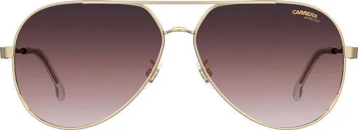 63mm Polarized Oversize Aviator Sunglasses | Nordstrom