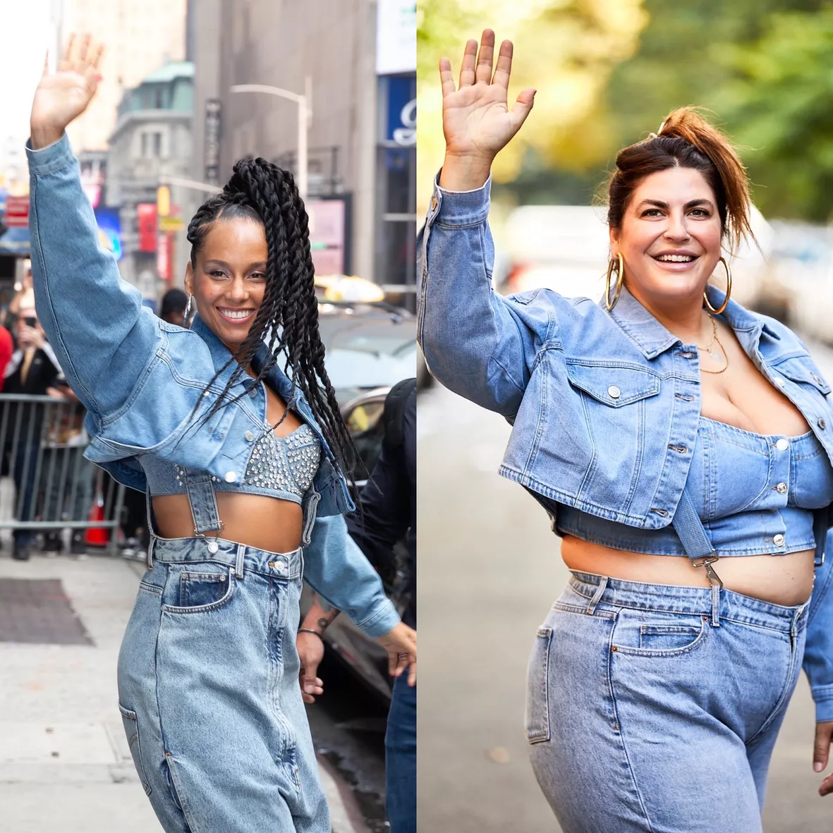 Crop Top and Girlfriend Jeans - Curated by Jennifer