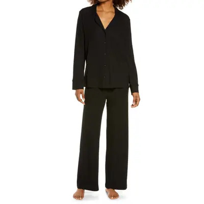 SKIMS Soft Lounge Rib Sleep Set in Camel at Nordstrom, Size Xx-Small | Nordstrom