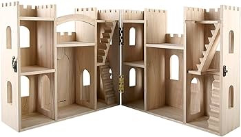 MICHAELS Wood Castle Dollhouse by Make Market® | Amazon (US)