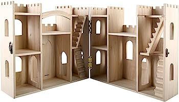 MICHAELS Wood Castle Dollhouse by Make Market® | Amazon (US)