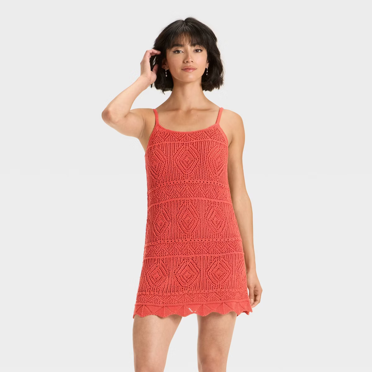 Women's Mini Crochet Shift Dress - A New Day™ | Target