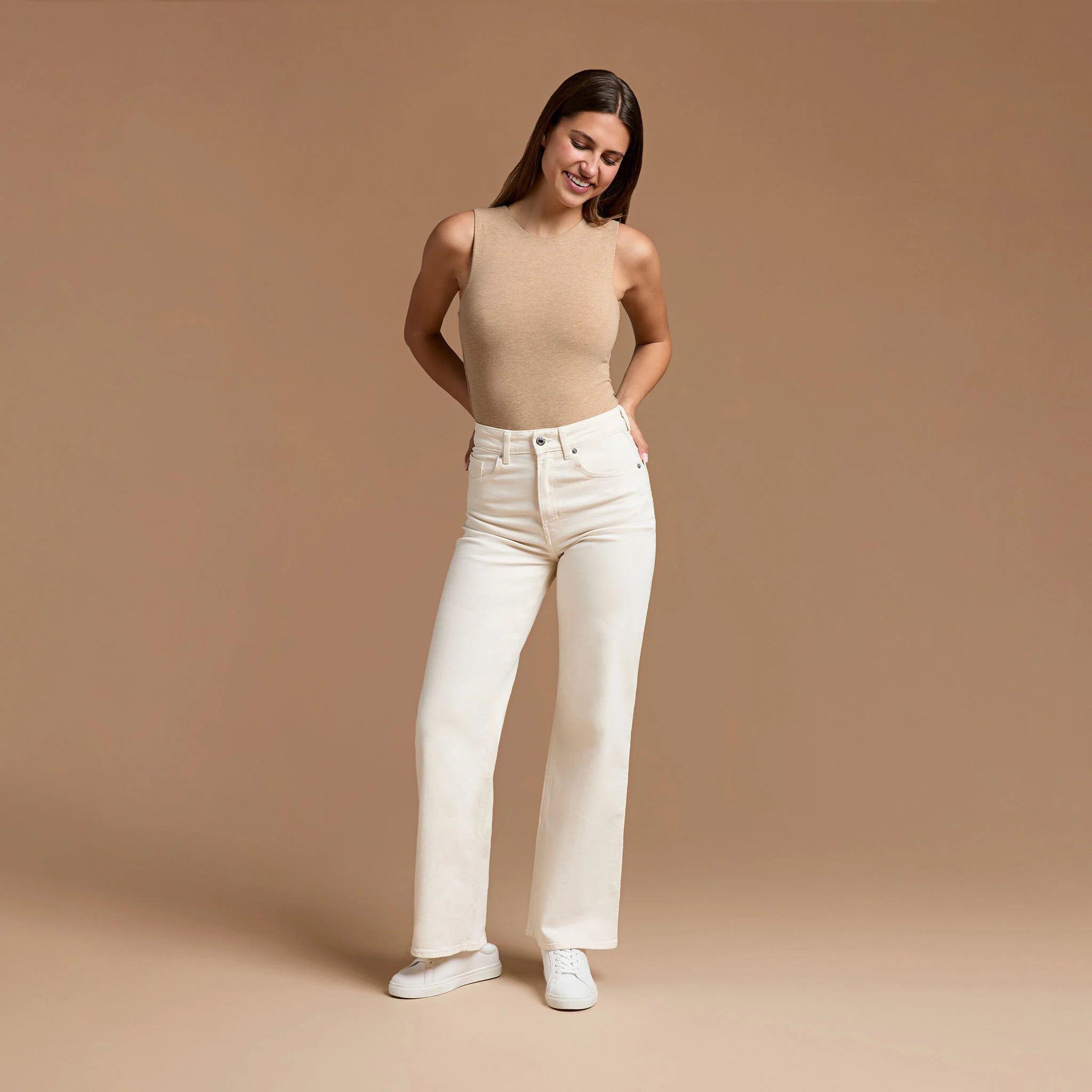 Classic Crew Tank Bodysuit | nuuds