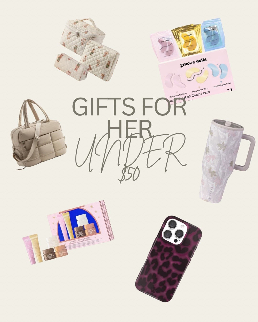 Gifts for her under $50

#LTKGiftGuide #LTKHoliday #LTKFindsUnder50