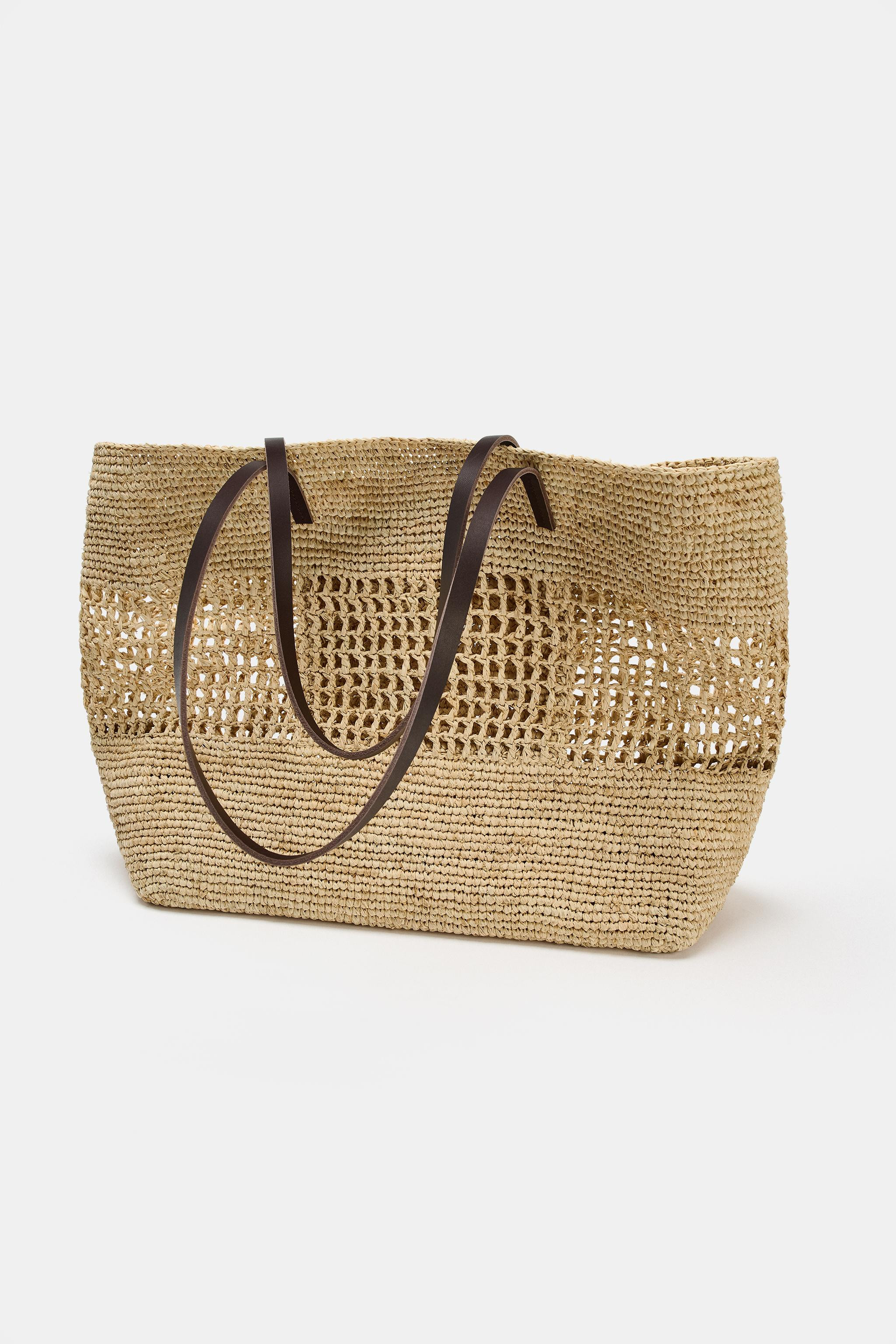 RAFFIA TOTE BAG | Zara UK