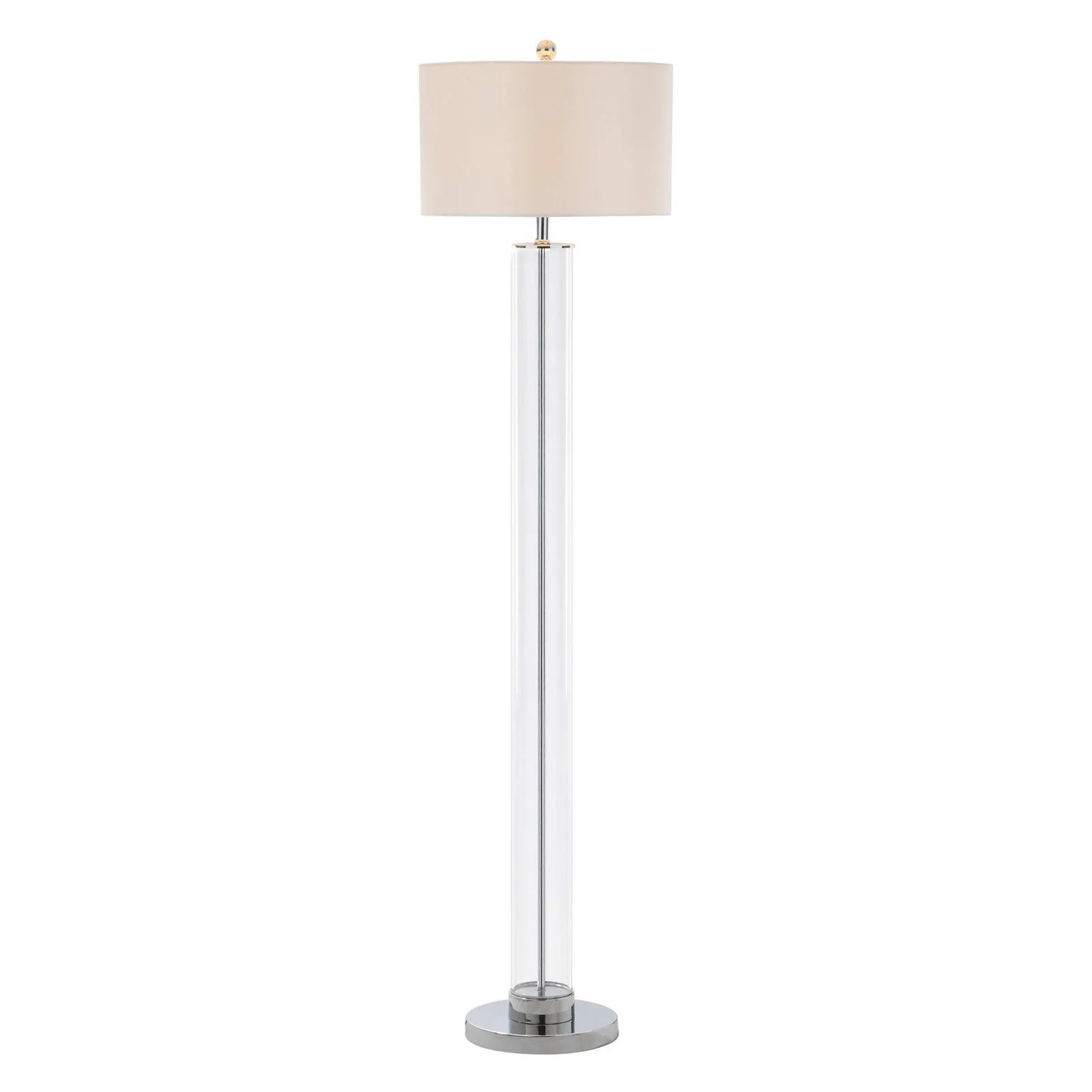 Safavieh Lovato 64 in. Glam High Floor Lamp, Clear | Walmart (US)