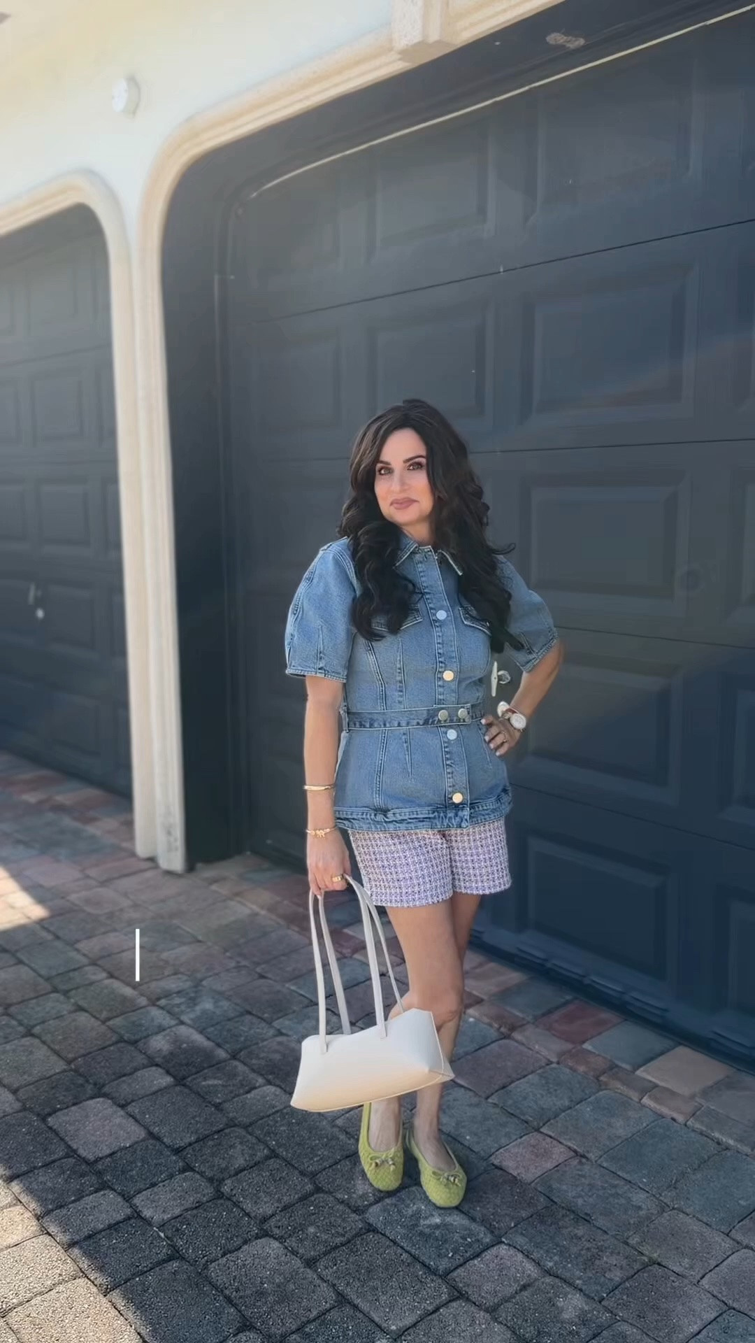 I love mixing and matching denim with anything. Top 8 , shorts are from last year but I will find other similar ones . Flats TTS and these are the best color ever !

#LTKootd #LTKOver40 #LTKPetite