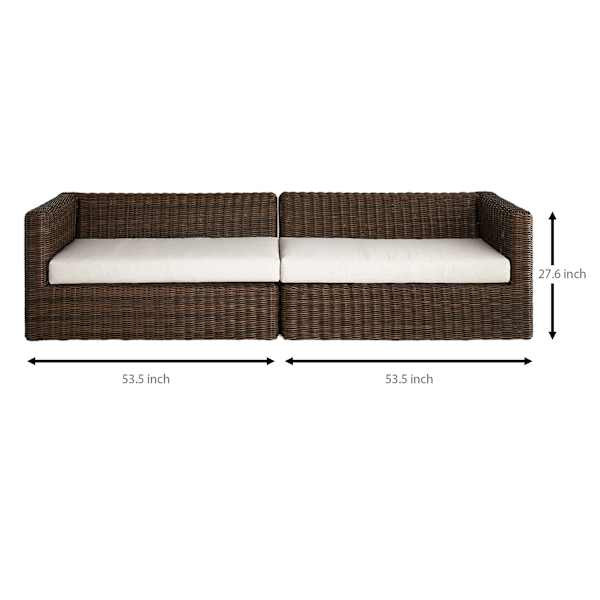 Shop all  Providence




2-Piece Highland Brown Wicker with Sand Cushions Patio Sofa








	
	... | At Home