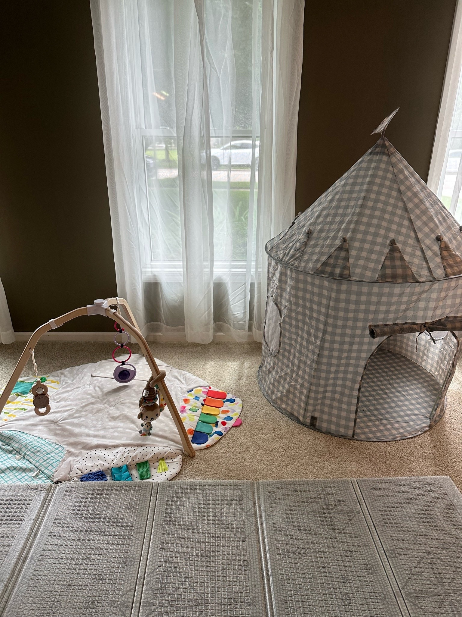 #ad Giovanna’s play mat and play tent! Perfect play room set up. Play mat gifted by @nuby!

#LTKBaby #LTKKids