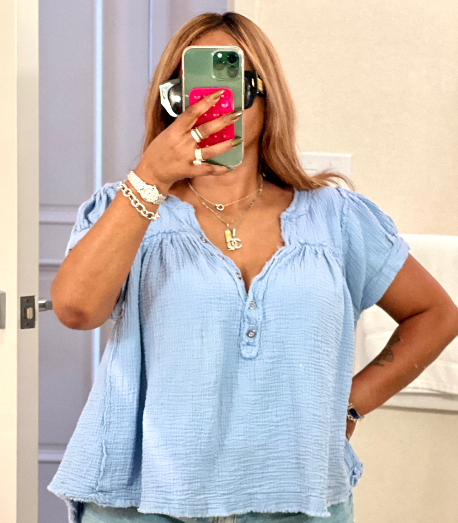 My favorite warm weather top. I feel like it tries to cool me off when a little breeze happens. 
Comfortable doesn’t begin to describe this cutie  

#LTKSeasonal #LTKStyleTip