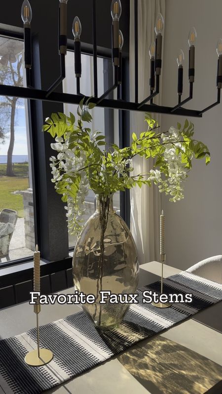 Favorite faux stems! I only needed 2-3 to fill this huge vase! There’s 2 in it in this video. The vase is very old but these Target stems would be beautiful in any large vase. 

#LTKhome #LTKSeasonal