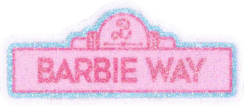 Barbie™ Way Glitter Patch | Embroidered Patch - Stoney Clover Lane | Stoney Clover Lane