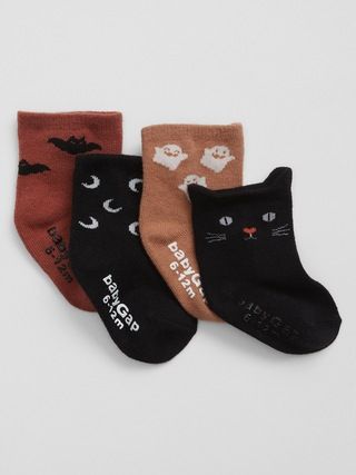 babyGap Halloween Crew Socks (4-Pack) | Gap Factory