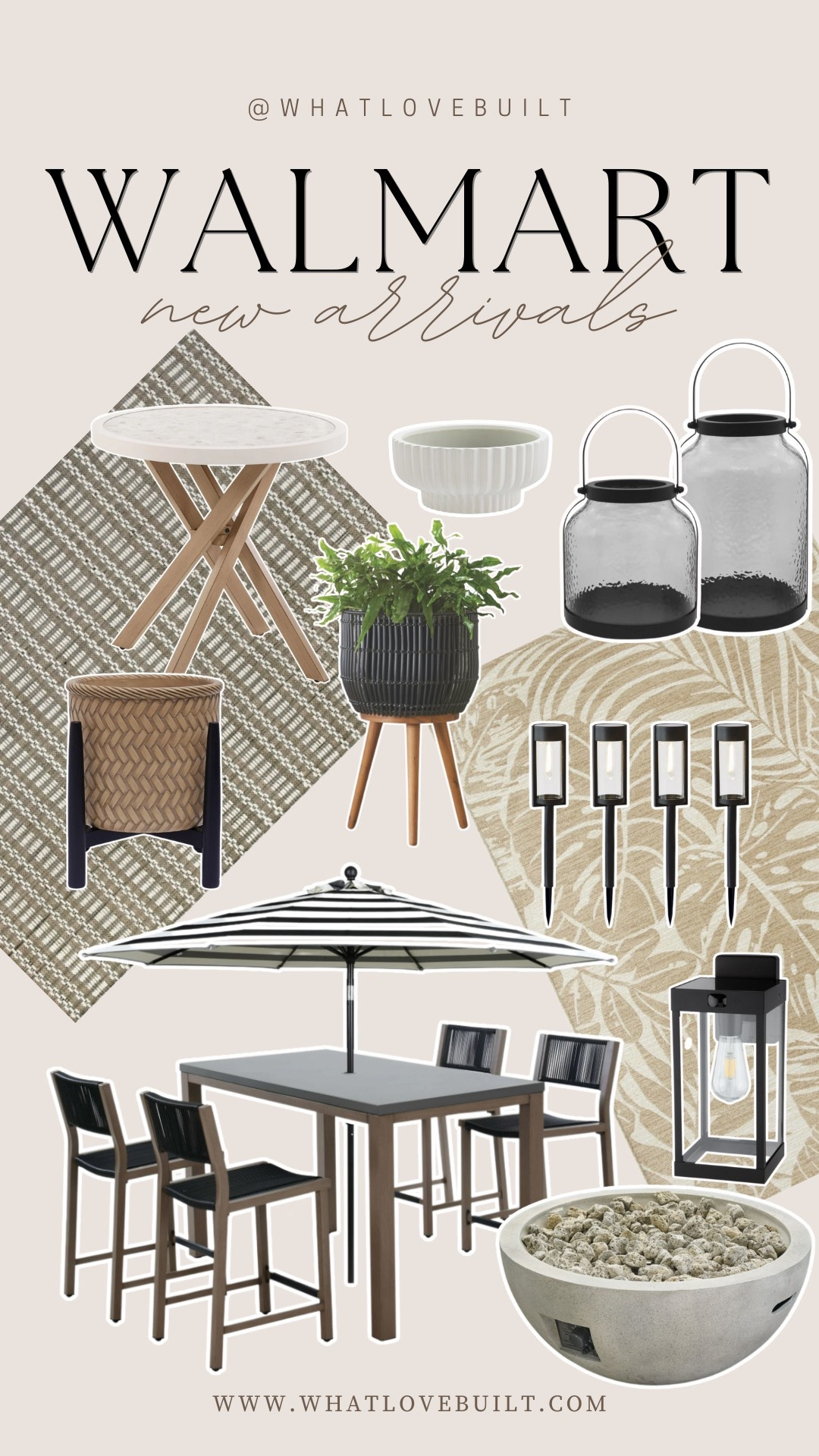 Walmart Outdoor Patio Furniture, Rugs & Decor! ☀️

#walmart #outdoor #patio #umbrella #rugs #outdoorrug #outdoorpillow #outdoorfurniture #lighting #planter 

#LTKFindsUnder100 #LTKHome #LTKStyleTip