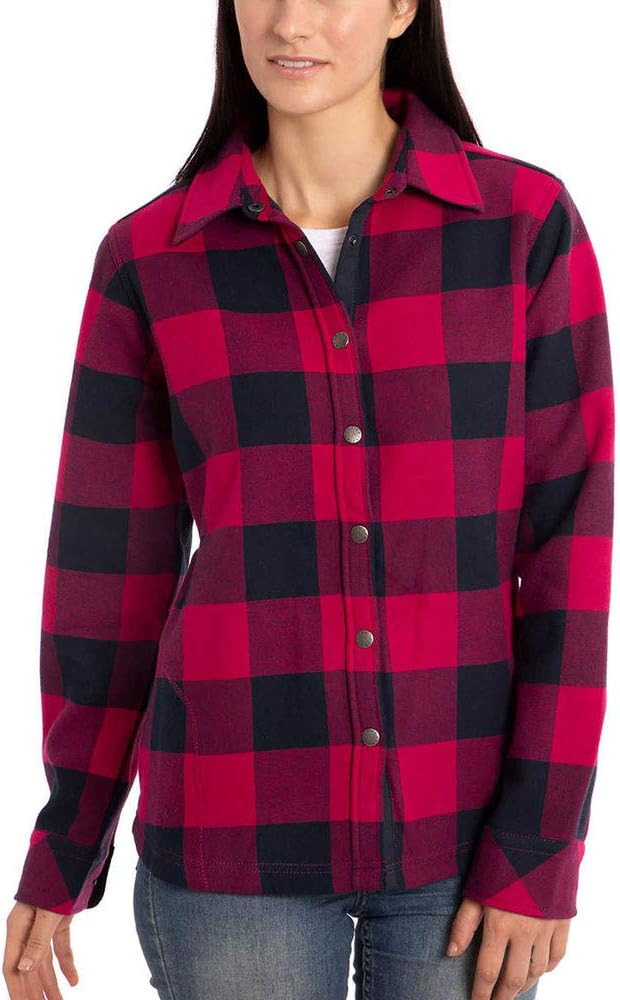 Orvis Womens Fleece Lined Flannel Shirt Jacket | Amazon (US)