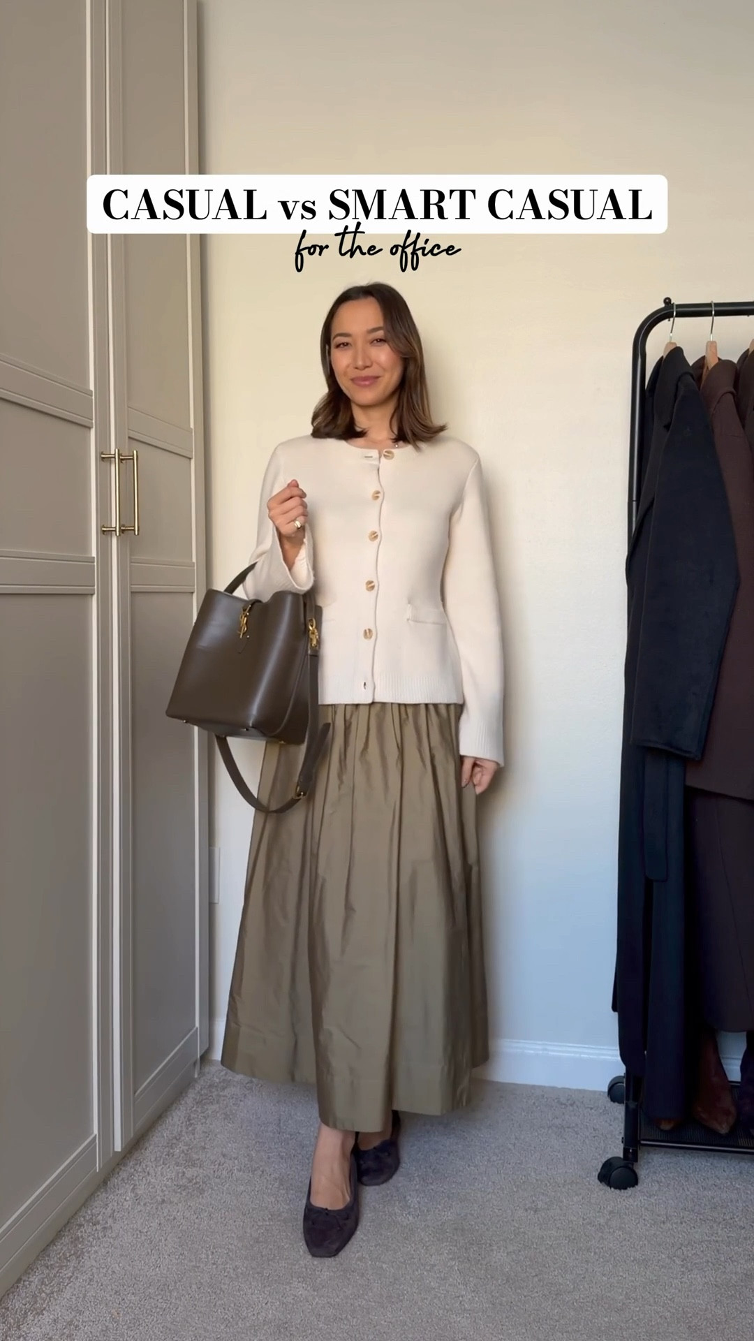 Casual vs smart casual for the office - adding an elevated piece will instantly update your casual outfit 

#LTKWorkwear