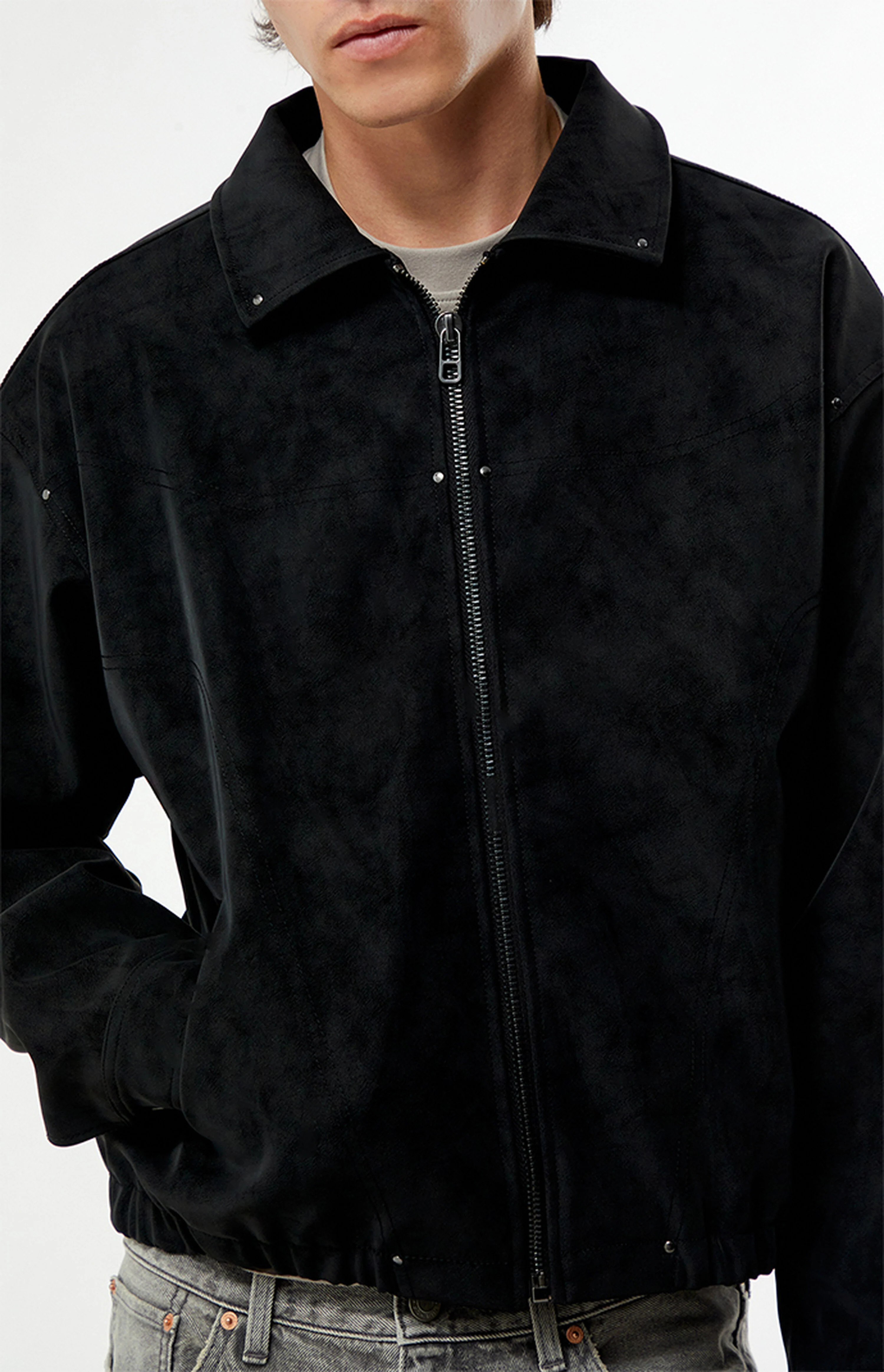 Pacsun Alex Studded Faux Leather Jacket | PacSun