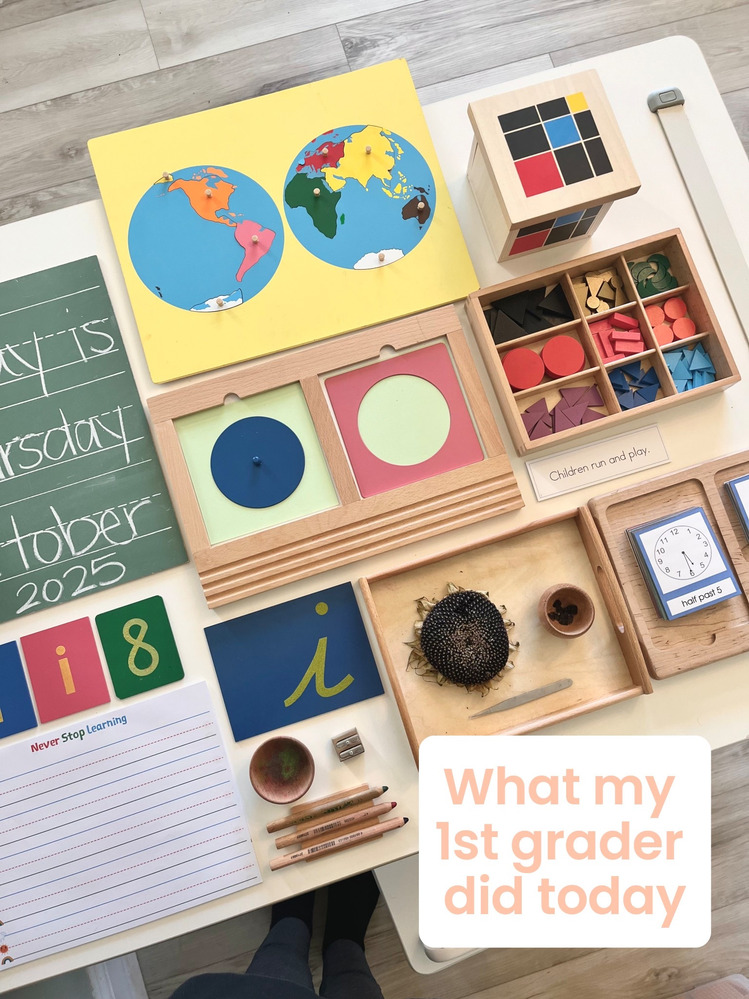 An overview of what my 1st grader did today 💛

#homeschoolsupplies #montessorihomeschooling #montessorimaterials #montessoriprimary #schoolsupplies #homeschool #homeschooling #homeschoolsupplies

#LTKFamily #LTKKids #LTKFindsUnder50