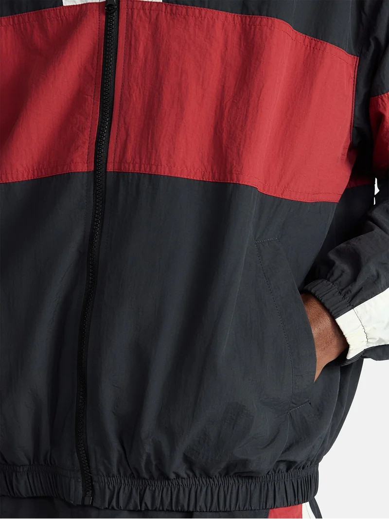 No Boundaries Windbreaker Jacket with Long Sleeves, Men's XS-5XL | Walmart (US)