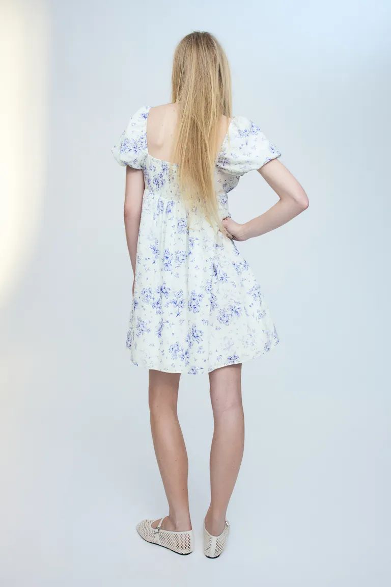 Puff-sleeved Babydoll Dress | H&M (US + CA)
