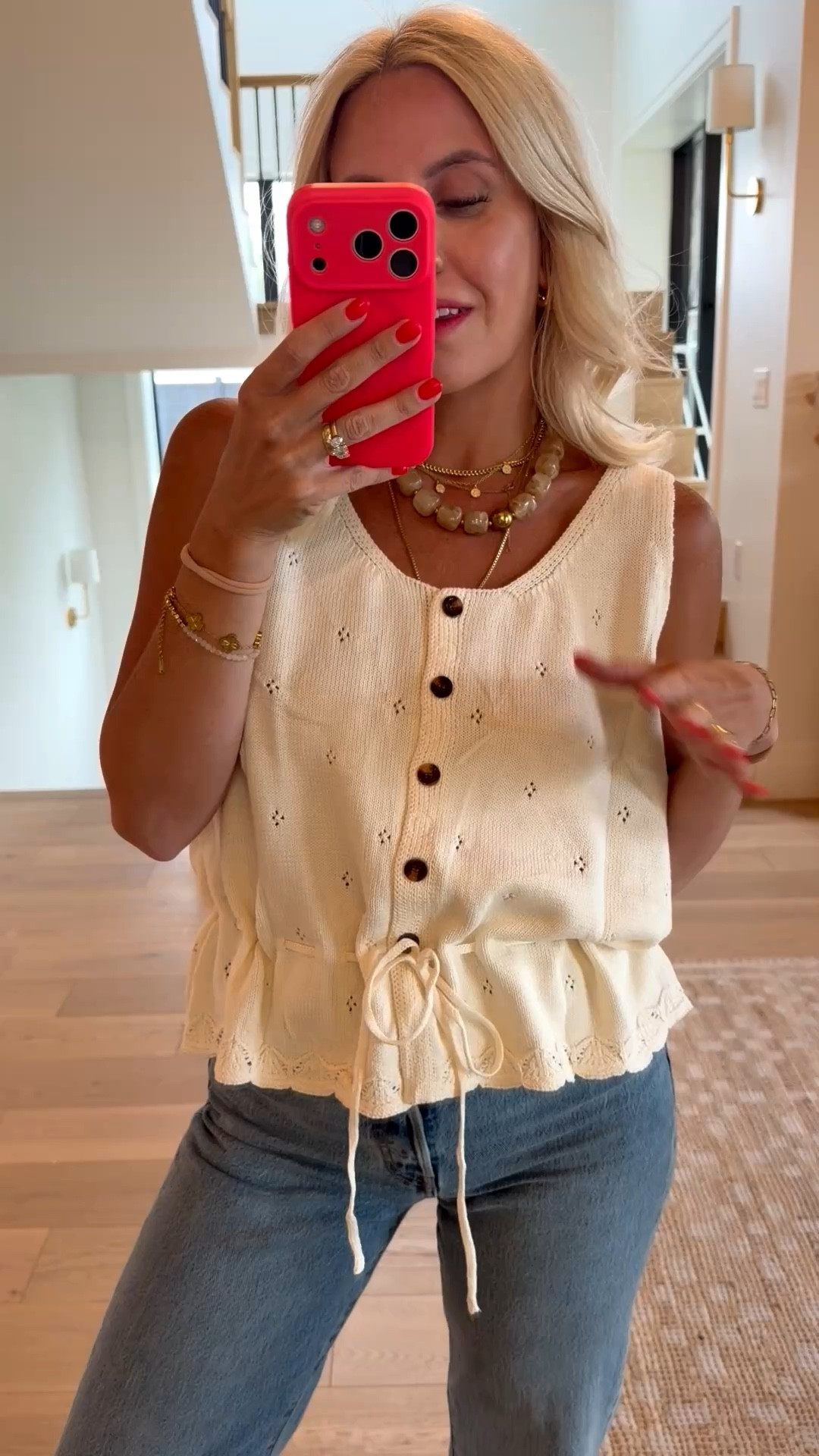 Here is that same tank in cream! Size M

#LTKootd #LTKgrwm #LTKmomlife