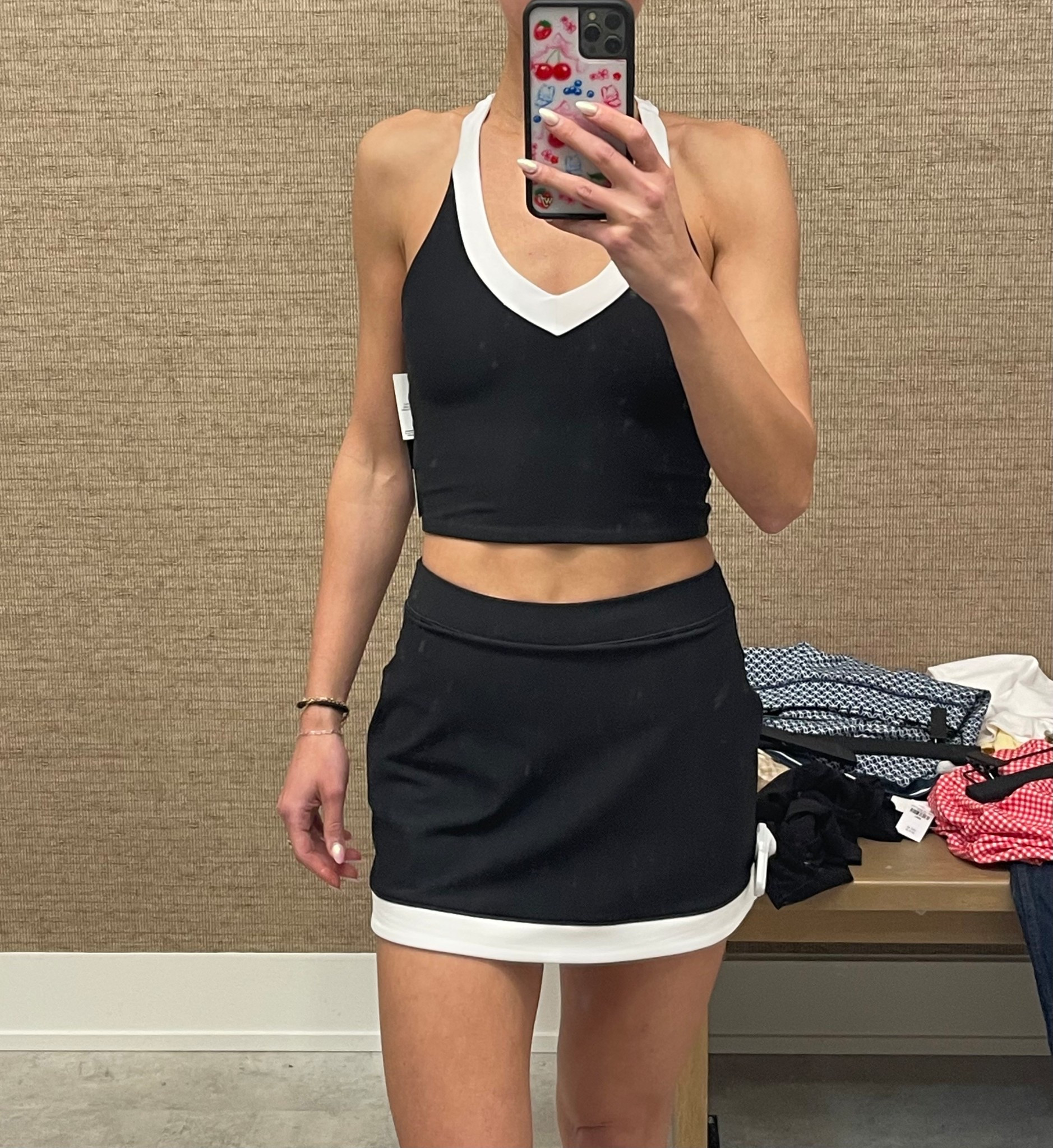 Memorial Day Sale !!

wearing size small in the top & extra small bottom 

Its giving parent trap step mom 🤍🖤 I am obsessed ! They are 25% off plus 15% once added to the bag online 

#LTKSeasonal #LTKSummerEdit #LTKActive