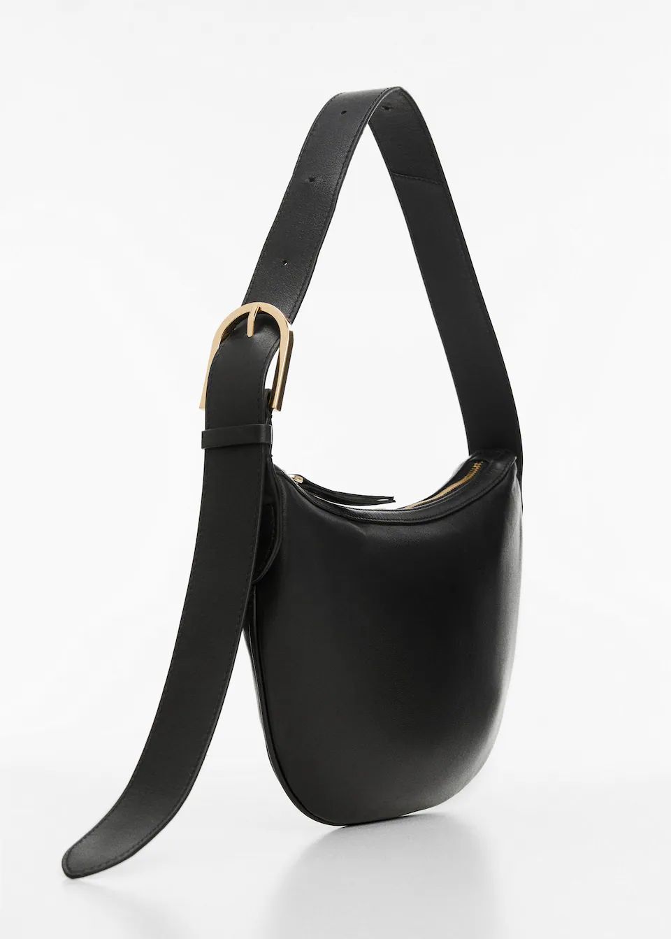 Leather shoulder bag -  Women | Mango USA | MANGO (US)