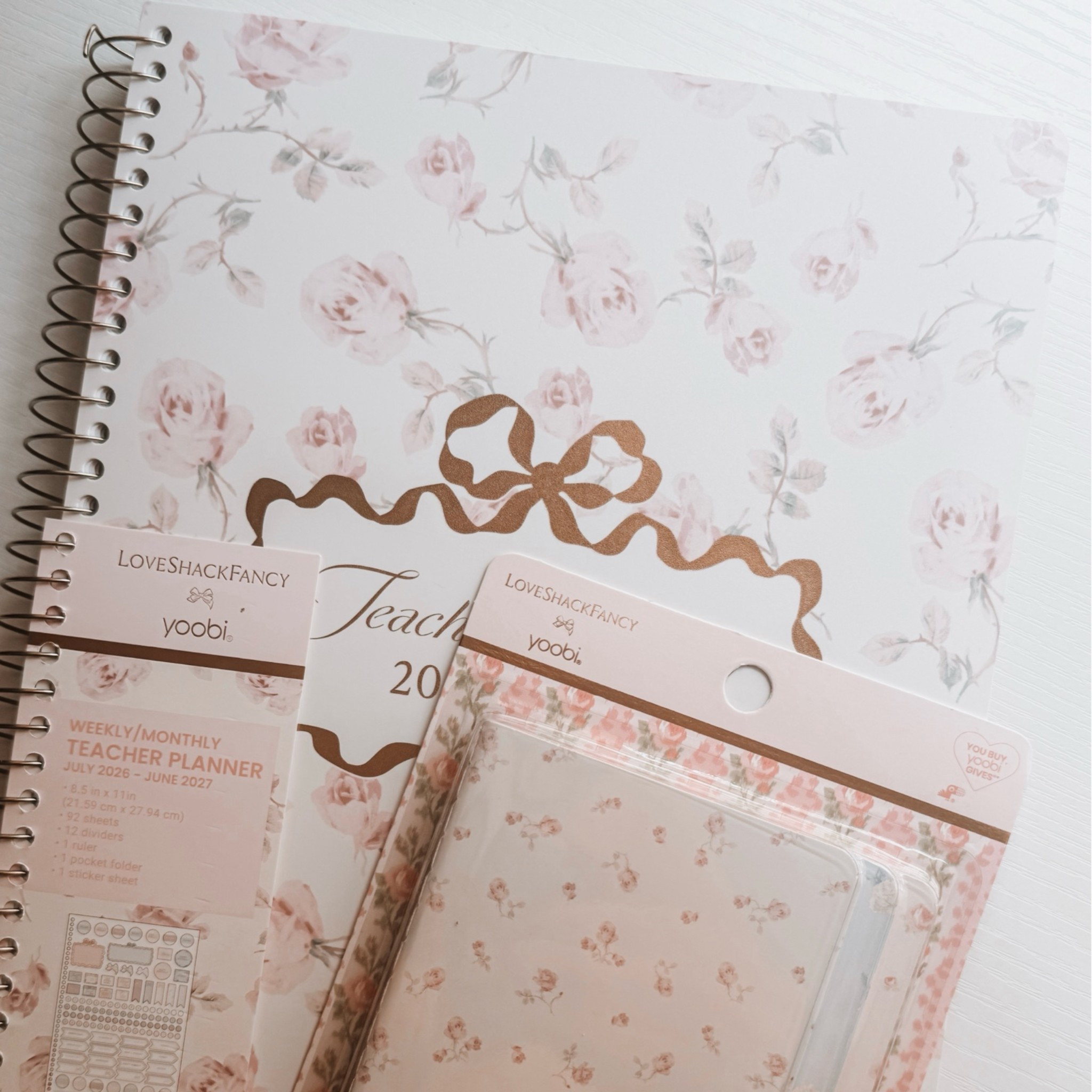 LoveShackFancy at Target planners and notebooks!
