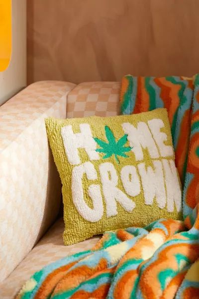 Home Grown Throw Pillow | Urban Outfitters (US and RoW)