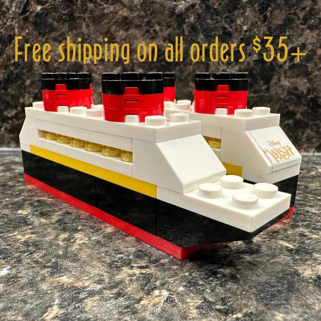 DCL LEGO® Ship Kit Made From Authentic, New Bricks | Fish Extender (FE) Gift W/bag. Customize W/... | Etsy (US)