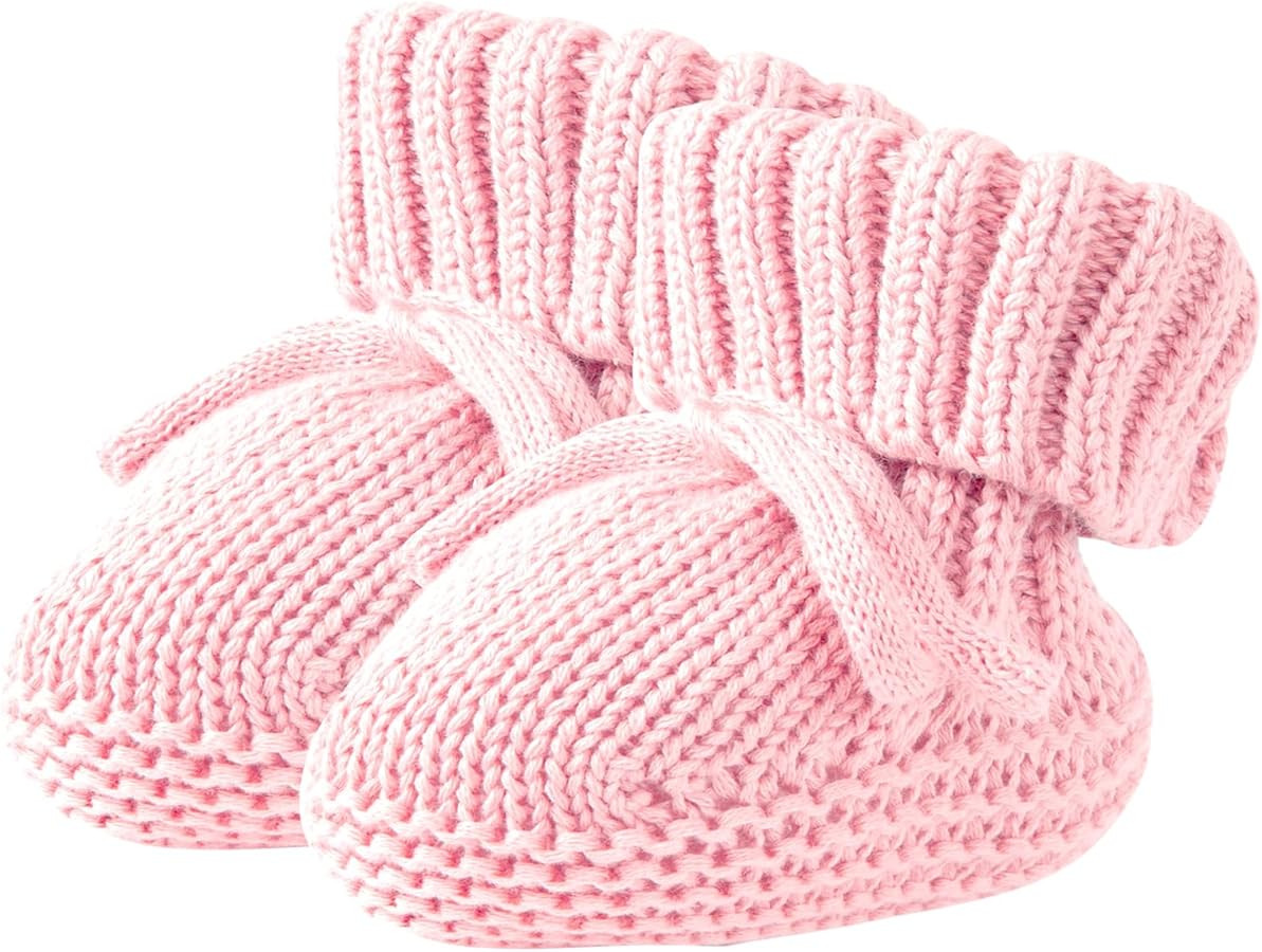 XIMEO Newborn Baby Shoes | Soft Knitted Infant Booties | Warm, Cozy & Lightweight Shoes for Boys ... | Amazon (US)