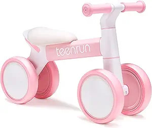 TEENRUN Baby Balance Bike with 4 Wheels, Perfect for 12-36 Month Toddlers, Ideal First Birthday G... | Amazon (US)