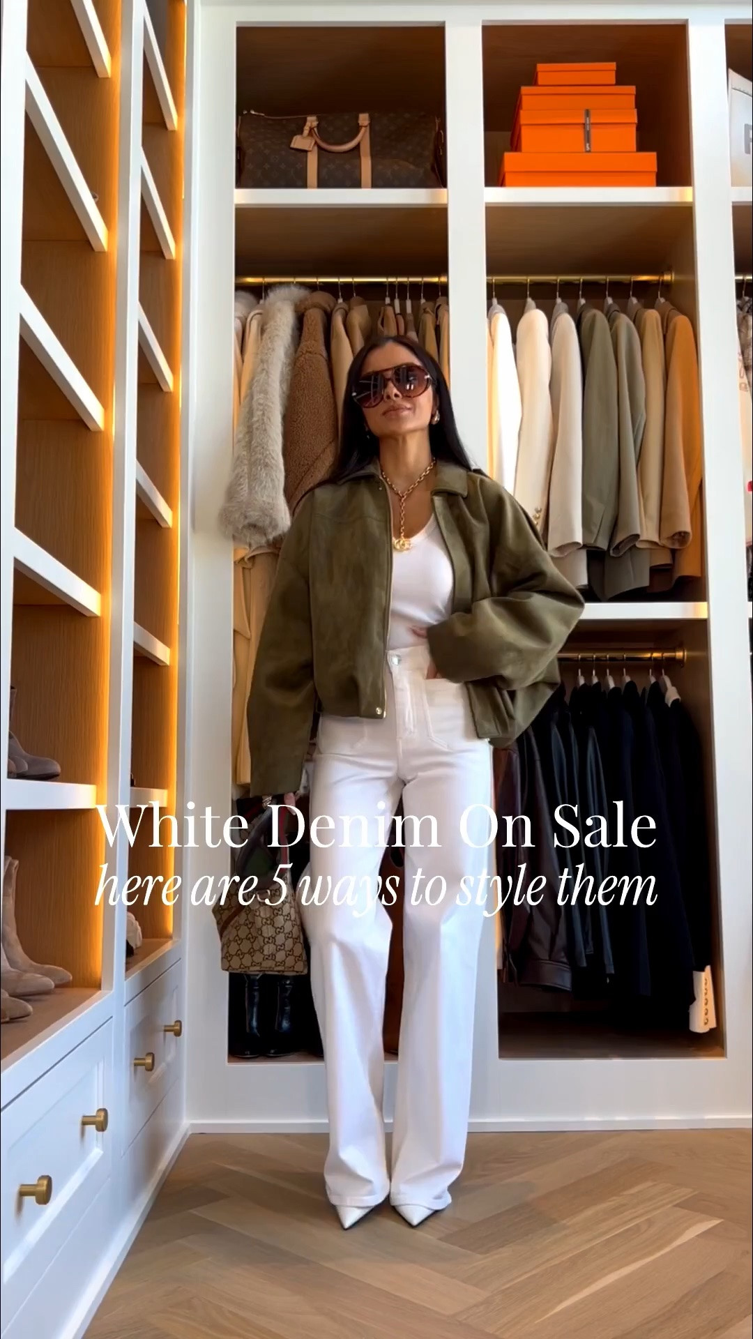 Anthropologie denim sale happening now! Use code: MIA20. My favorite white wide leg jeans are on sale! Theyre so flattering for summer - not see through or too stiff. Paired wigh zara and amazon basics for an effortless everyday look!

#LTKSaleAlert #LTKOver40 #LTKPetite
