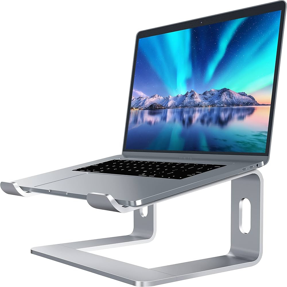 Amazon.com: SOUNDANCE Laptop Stand, Aluminum Computer Riser, Ergonomic Laptops Elevator for Desk,... | Amazon (US)