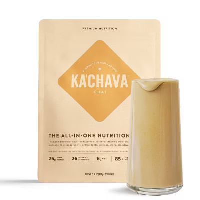 Ka'Chava All-In-One Plant Based Nutrition Shake Powder - Chai - 15.31oz: Gluten-Free, Vegan Protein, Dairy-Free | Target